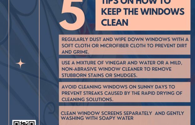 5 tips on how to keep the windows clean